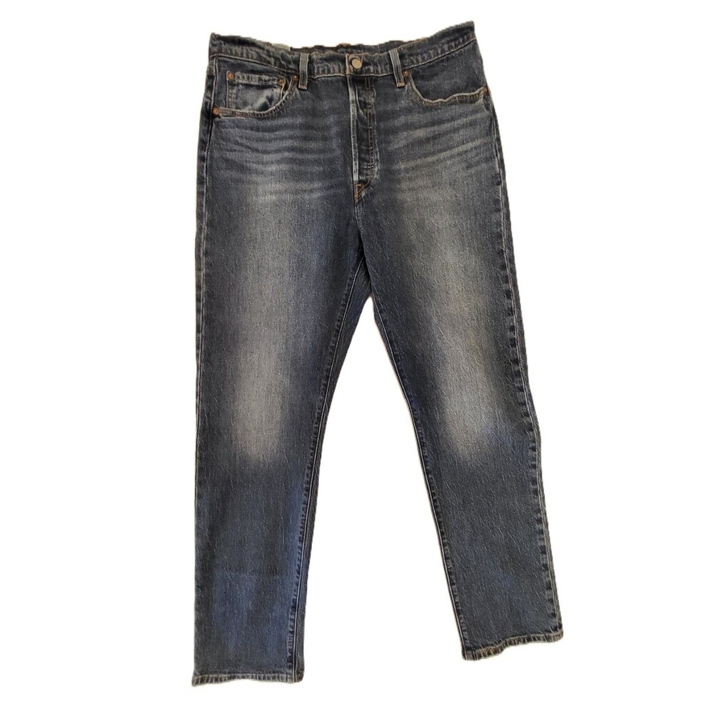 Levi’s 501 Premium Men’s Jeans W34 L32 Dark Wash Straight Leg Button Fly